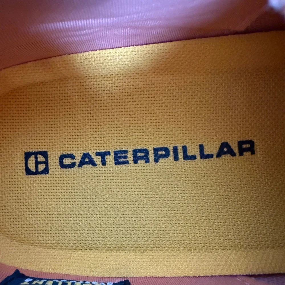 Caterpillar Cat Water Stain Repellent Salmon Unisex Tennis Shoes M 10.5W W 12.5W